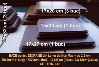 Imagine atasata: BAZE pt DIORAME din Lemn de Nuc Masiv de 2,2 cm - 15x20=1buc; 17x20=3buc; 17x27=1buc; 23x32=3buc; SET = 150 Lei.jpg