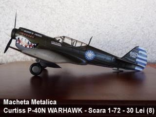Imagine atasata: Macheta Metalica - Curtiss P-40N WARHAWK - Scara 1-72 - 30 Lei (8).JPG