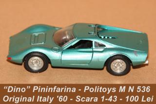 Imagine atasata: Dino Pininfarina - Politoys M N 536 - Original Italy \'60 - Scara 1-43 - (15).JPG