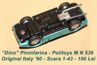 Imagine atasata: Dino Pininfarina - Politoys M N 536 - Original Italy \'60 - Scara 1-43 - (17).JPG