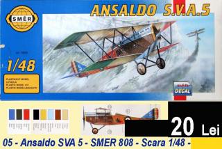 Imagine atasata: 13 - Ansaldo SVA 5 - SMER 808 - Scara 1-48.jpg