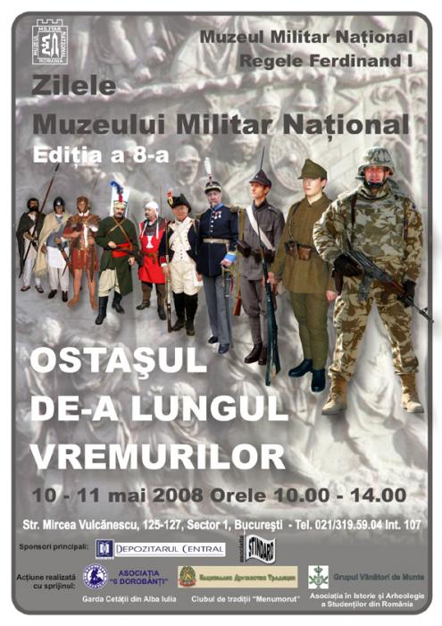 Zilele Muzeului Militar '08 - Afis